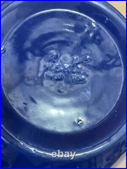 Fiesta Ware Cobalt Blue #6 Mixing Bowl with Inner Rings Homer Laughlin 1936-1938