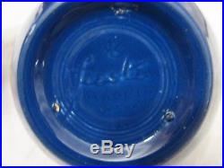 Fiesta Ware Dark Cobalt Blue #1 size Nesting Vintage Pottery Mixing Bowl