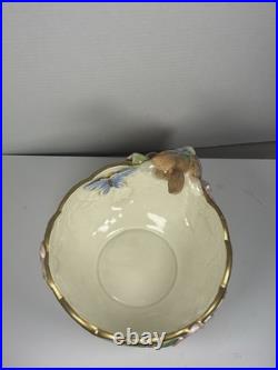 Fitz & Floyd Bunny Vintage Bowl Garden rhapsody Bunny Peeking at the Butterfly