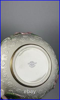 Fitz & Floyd Bunny Vintage Bowl Garden rhapsody Bunny Peeking at the Butterfly