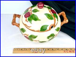 Franciscan Apple Blossom Vintage Soup Tureen Twig Handles & Feet