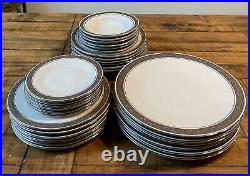 Franciscan Masterpiece China Constantine Vintage Set Of 30 (6 Each) USA Mint
