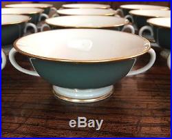 Franciscan Palomar Jade Beautiful Vintage Set Of 12 Cream/Soup Bowls