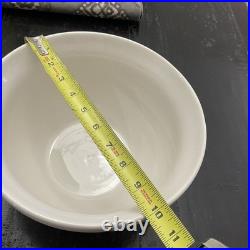 Friendship Pottery Roseville Ohio Nesting Mixing Bowl Set Of 3 Cream 4, 6, 8 QT