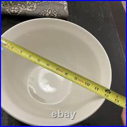 Friendship Pottery Roseville Ohio Nesting Mixing Bowl Set Of 3 Cream 4, 6, 8 QT