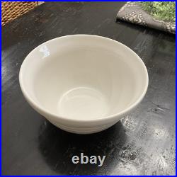 Friendship Pottery Roseville Ohio Nesting Mixing Bowl Set Of 3 Cream 4, 6, 8 QT