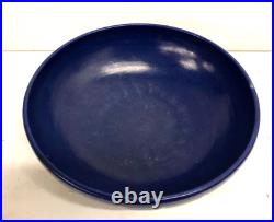 GARDEN CITY POTTERY Large Swirl Bowl Cobalt Vintage California