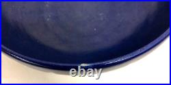 GARDEN CITY POTTERY Large Swirl Bowl Cobalt Vintage California