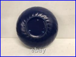 GARDEN CITY POTTERY Large Swirl Bowl Cobalt Vintage California