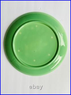 GMB Gladding McBean California Pottery Green Large Centerpiece Bowl 14