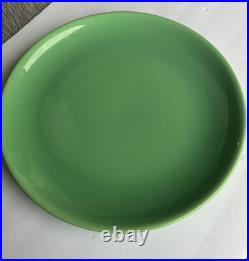 GMB Gladding McBean California Pottery Green Large Centerpiece Bowl 14