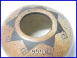 Garret Maho Vintage Hopi Pueblo Indian Food Bowl Form Pot Pottery