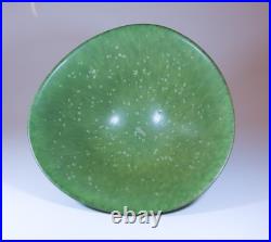 Green Ceramic Bowl Stunning Glaze- Carl-Harry Stålhane Rörstrand