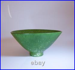 Green Ceramic Bowl Stunning Glaze- Carl-Harry Stålhane Rörstrand