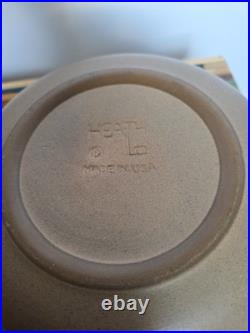 HEATH Ceramics Pottery Off White Tan Brown Casserole Covered Dish Bowl & Lid 9