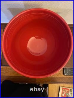 HLC Fiesta Scarlet Red #4 Mixing Bowl 10 across Excellent Condition