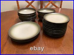 HUGE LOT Vintage Heath Ceramics Pottery SEA & SAND bowls x 10, plates x 13 MCM