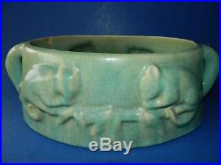 HUGE Vintage Australian Melrose Pottery 36cm Possum Bowl 1930s Art Deco