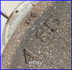 Hand Thrown Big Bowl Studio Pottery Signed mf 4 85 Margaret Frith UK 10x11x3