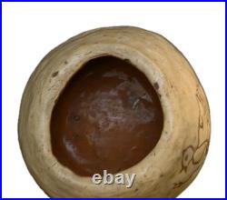 Handmade Native American signed Pottery Bowl Vintage 70's