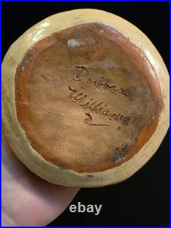 Handmade Native American signed Pottery Bowl Vintage 70's