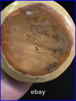 Handmade Native American signed Pottery Bowl Vintage 70's