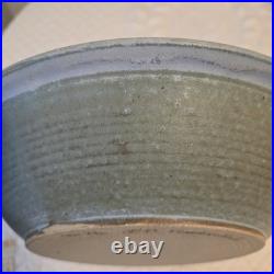 Handmade by Linda B Timberlake Art Pottery Fish Serving Bowl, 14 Dia x 4 High