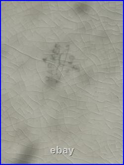 Harker Pottery 1840 Blue Floral Mixing Bowl 1920's-30's. Farmhouse # 11