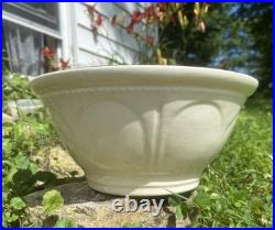 Harker Pottery 1840 Blue Floral Mixing Bowl 1920's-30's. Farmhouse # 11