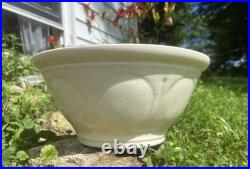 Harker Pottery 1840 Blue Floral Mixing Bowl 1920's-30's. Farmhouse # 11