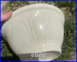 Harker Pottery 1840 Blue Floral Mixing Bowl 1920's-30's. Farmhouse # 11