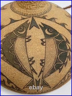 Harold Littlebird Hand Made vase Native American Art, Pottery, Collectable (M1)