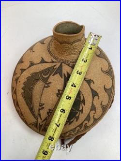 Harold Littlebird Hand Made vase Native American Art, Pottery, Collectable (M1)