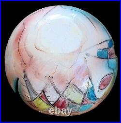 Harris-Cies Studio Organic Edge Fine Art Ceramic Bowl Abstract Freeform VINTAGE