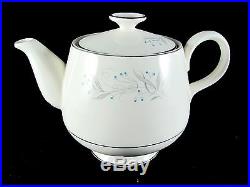 Homer Laughlin Celeste Serving Set, 13 pc, shaker, bowl, platter, teapot, vtg