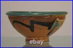 Howard Kottler thrown stoneware pottery ceramic mid century modern artist signed