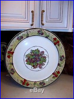 ITALY Large 19 Vintage Serving Platter Dish Pasta Bowl ARM Ceramica Hand Decor