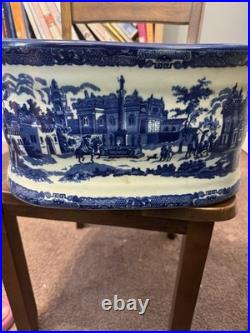 Incredible Victoria Ware Chinoiserie Porcelain Foot Bath