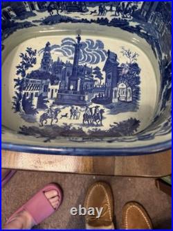 Incredible Victoria Ware Chinoiserie Porcelain Foot Bath