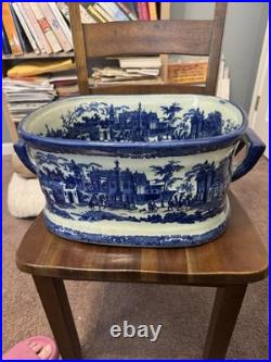 Incredible Victoria Ware Chinoiserie Porcelain Foot Bath