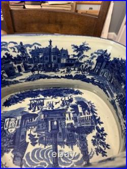 Incredible Victoria Ware Chinoiserie Porcelain Foot Bath