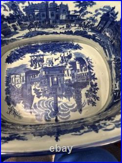 Incredible Victoria Ware Chinoiserie Porcelain Foot Bath