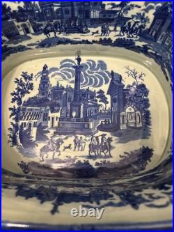 Incredible Victoria Ware Chinoiserie Porcelain Foot Bath