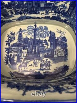 Incredible Victoria Ware Chinoiserie Porcelain Foot Bath