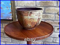 Joel Edwards California Studio Art Pottery Vessel Bowl Planter Vtg Design Mcm