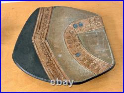 Joel Edwards California Studio Art Pottery Vessel Sculpture Bowl Tray Vtg Mcm