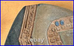 Joel Edwards California Studio Art Pottery Vessel Sculpture Bowl Tray Vtg Mcm