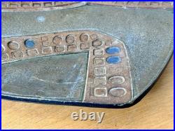 Joel Edwards California Studio Art Pottery Vessel Sculpture Bowl Tray Vtg Mcm Joel Edwards California Studio Art Pottery Vessel Sculpture Bowl Tray Vtg Mcm