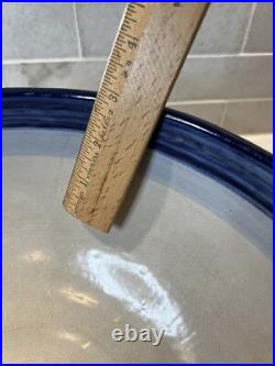 John B Taylor Louisville Stoneware Pottery Vintage Punch Bowl with 10 Mugs Set