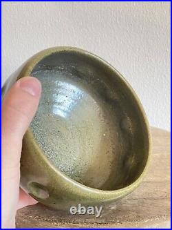 Jugtown Frogskin Thumbprint Bowl 3H x 6W Mint Condition North Carolina